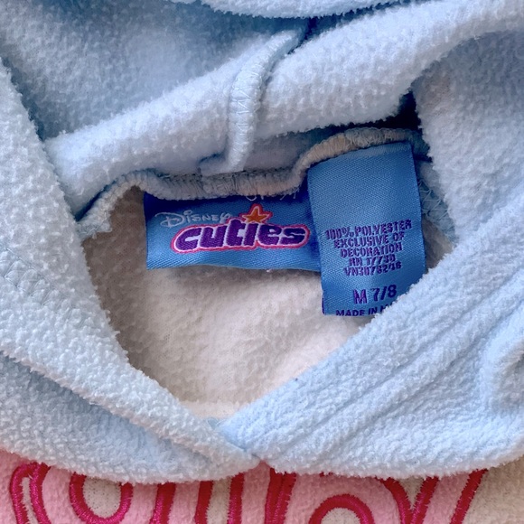 Disney Cuties Girls Fleece Hoodie Bambi Medium 7/8 - Picture 3 of 6